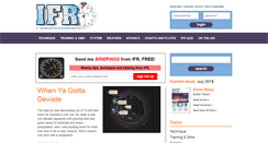 Desktop Screenshot of ifr-magazine.com